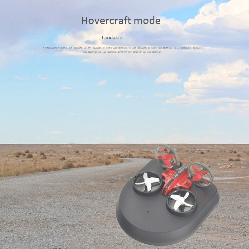 3 в 1 Квадрокоптер Glider Hovercraft 2 4G Безголовый режим Радиоуправляемый Дрон самолет