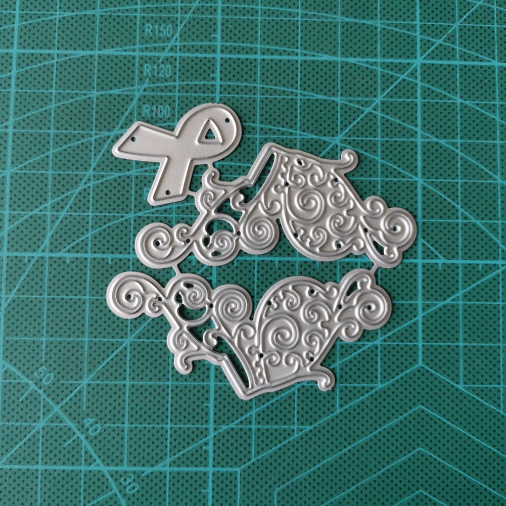 Кружевные металлические Вырубные штампы нестандартная рамка фоторамка для