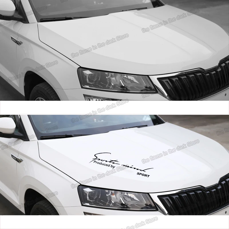 

Lsrtw2017 Car Engine Hood Headlight Film Decorative Sticker for Skoda Kodiaq Karoq 2016 2017 2018 2019 2020 Accessories