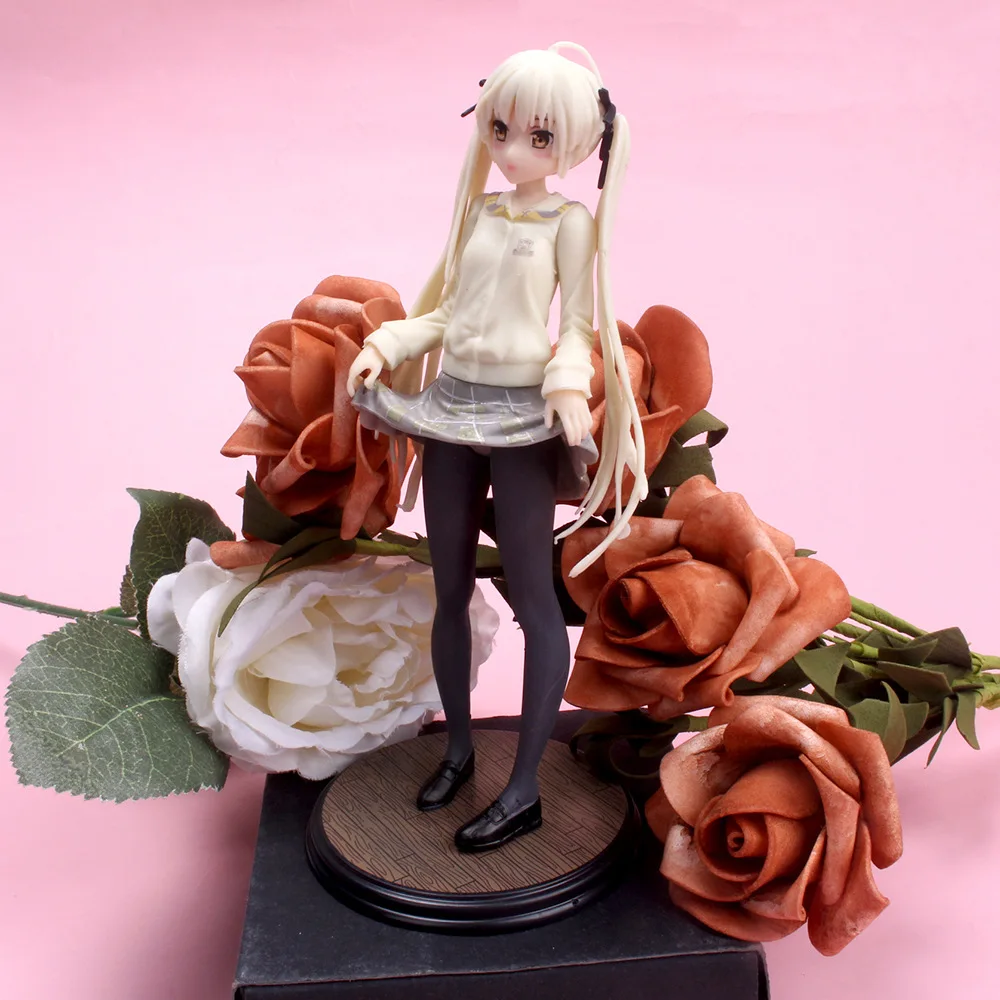 

17CM new Standing posture Game Yosuga no Sora character Take the rabbit Cake decorations Model toys Gift