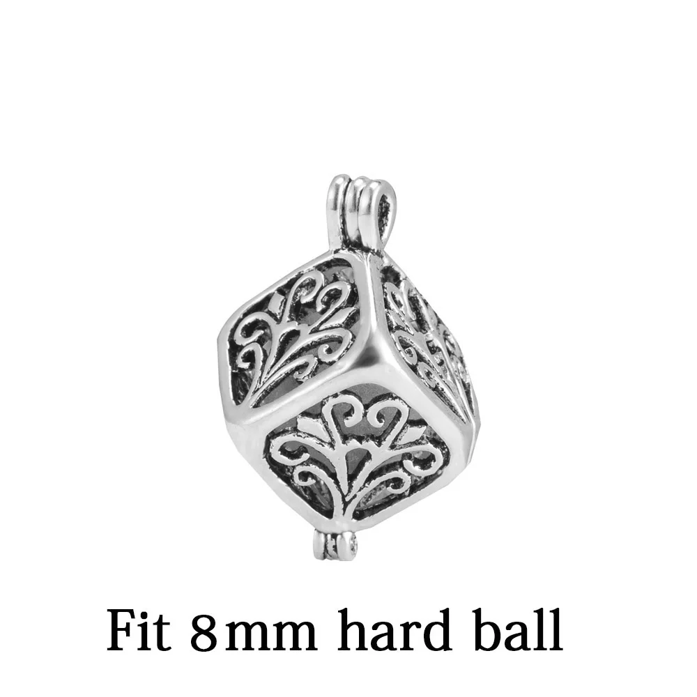 13*25 мм Серебряный цвет филигранная милая жемчужина морское стекло квадратное