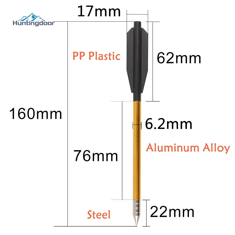 Wholesale Shooting Arrow Outdoor Hunting Aluminum Tips Bolt 6.5inch Length Archery Sports 50/80lb Crossbow Accurate | Спорт и