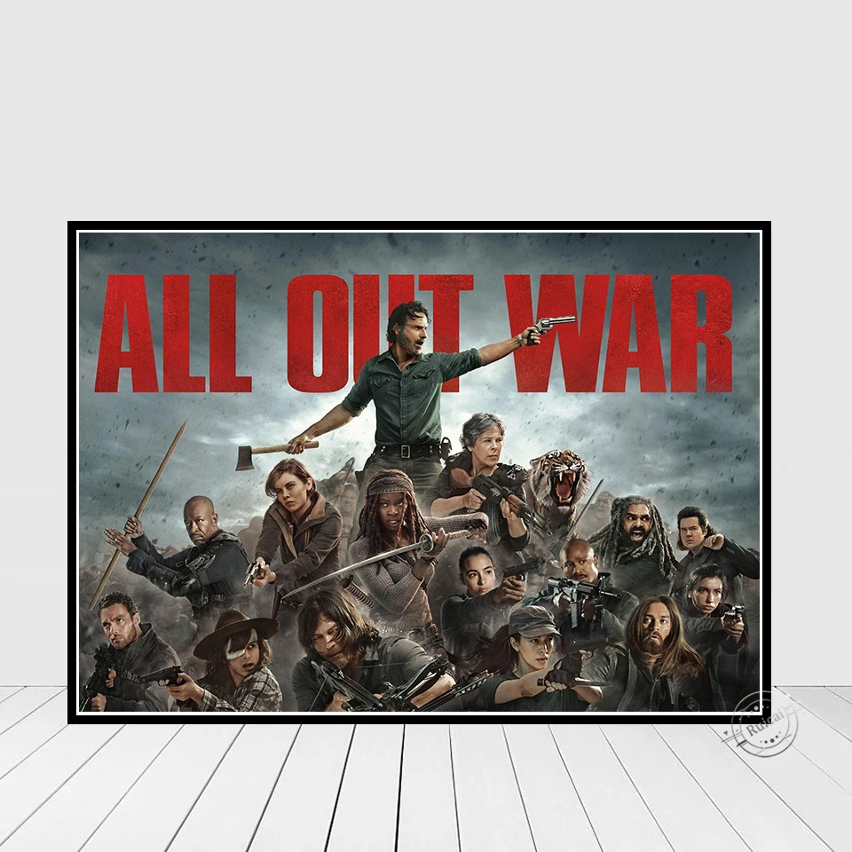 

The Walking Dead Poster Movie Art Canvas Painting Prints Wall Picture For Living Room Home Decor