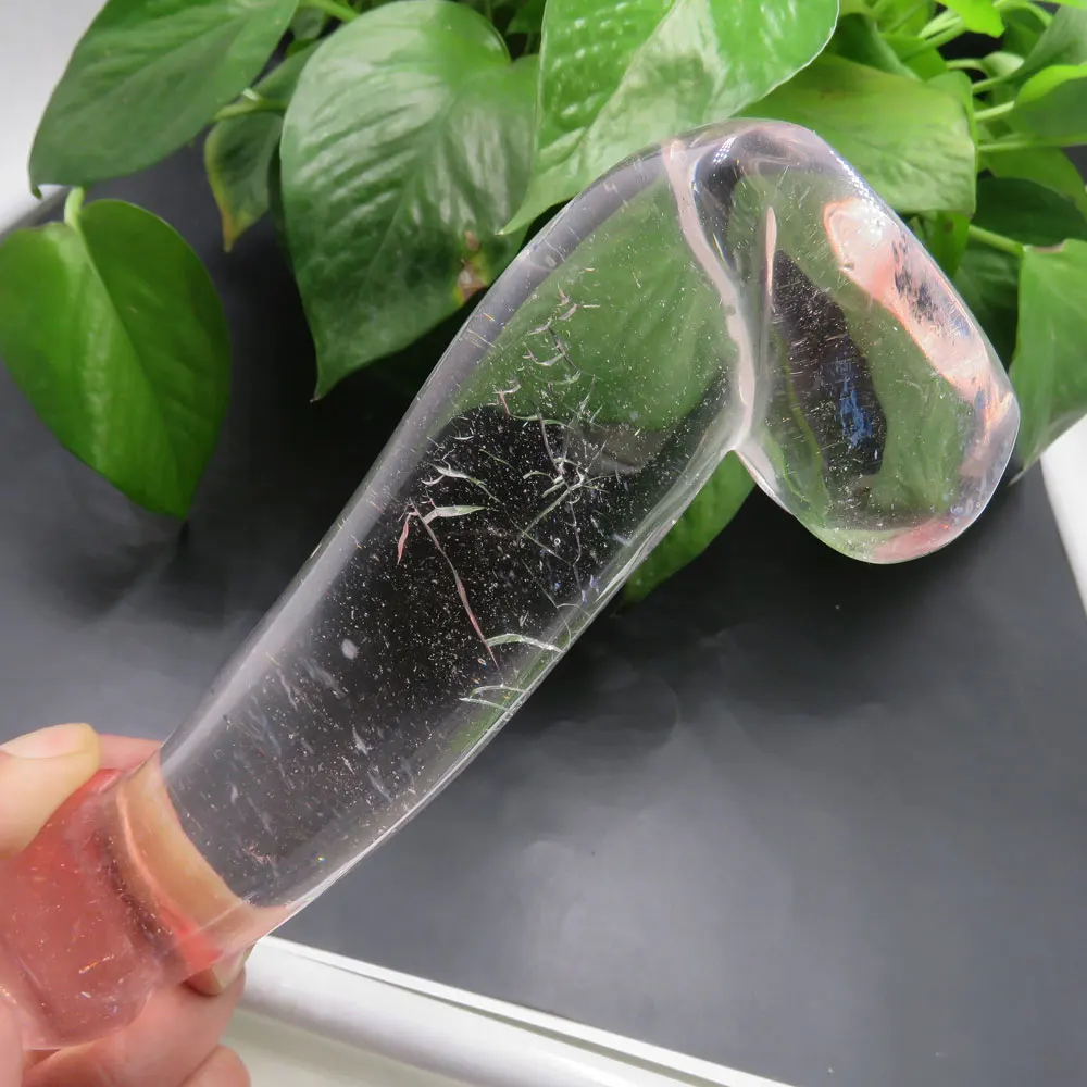 Новинка! 474 г белый опухший камень волшебная палочка для массажа тела 173*70*46 мм