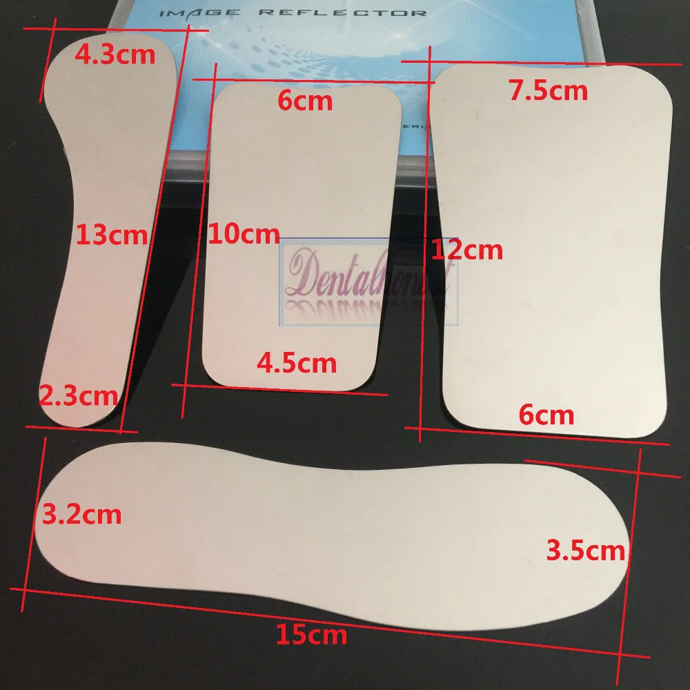 4 стоматологическое зеркало из нержавеющей стали + шт. двухголовый втягиватель 2