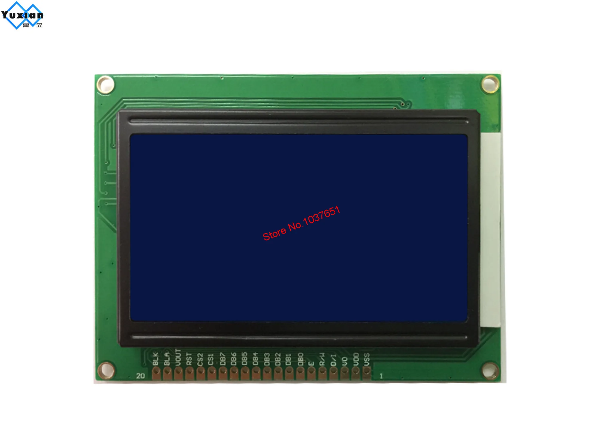 12864 ЖК дисплей модуль 5 в зеленый синий NT7108 20pin Горячая продажа|module 5v|module displaymodule lcd |