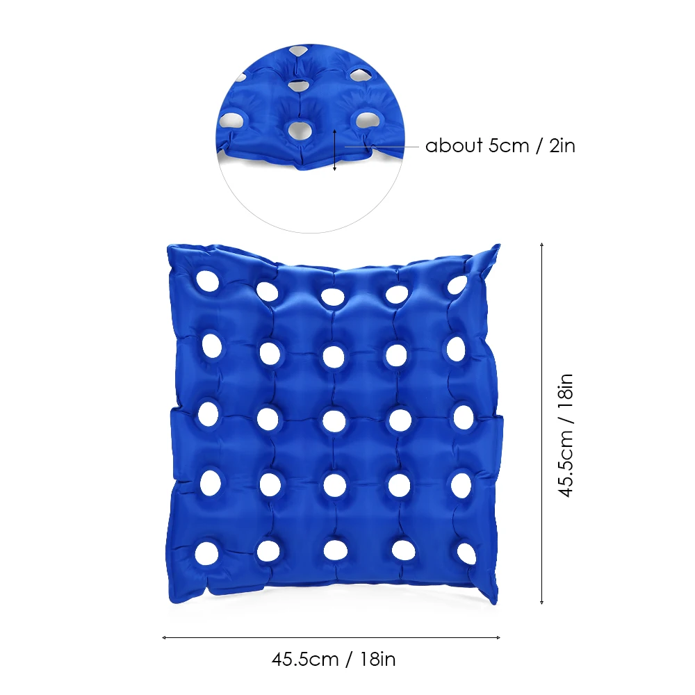 18*18 дюймов воздуха Надувная подушка-сиденье длительного сидения задняя подушка с