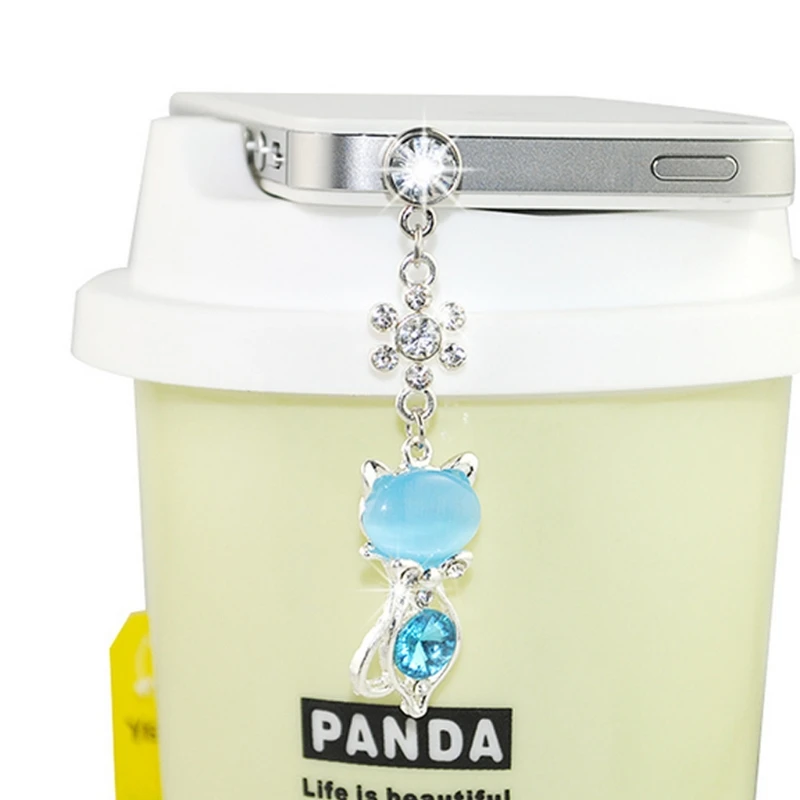 2021 Новый 3 5 мм разъем Cat Crystal Пылезащитная Пробка для наушников Samsung iPhone 6 |