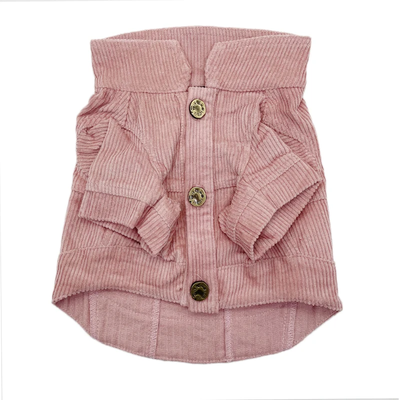 

Winter French Bulldog Warm Corduroy Jacket Pet Dog Clothes for Small Dogs Clothing Pug Costume for Bulldog Outfit S-4XL PC1676