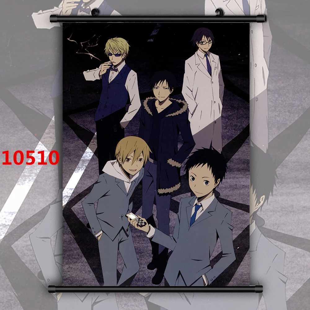 WTQ холст живопись аниме постеры DURARARA! Izaya Shizuo Celty Anri Аниме Манга Декор настенное