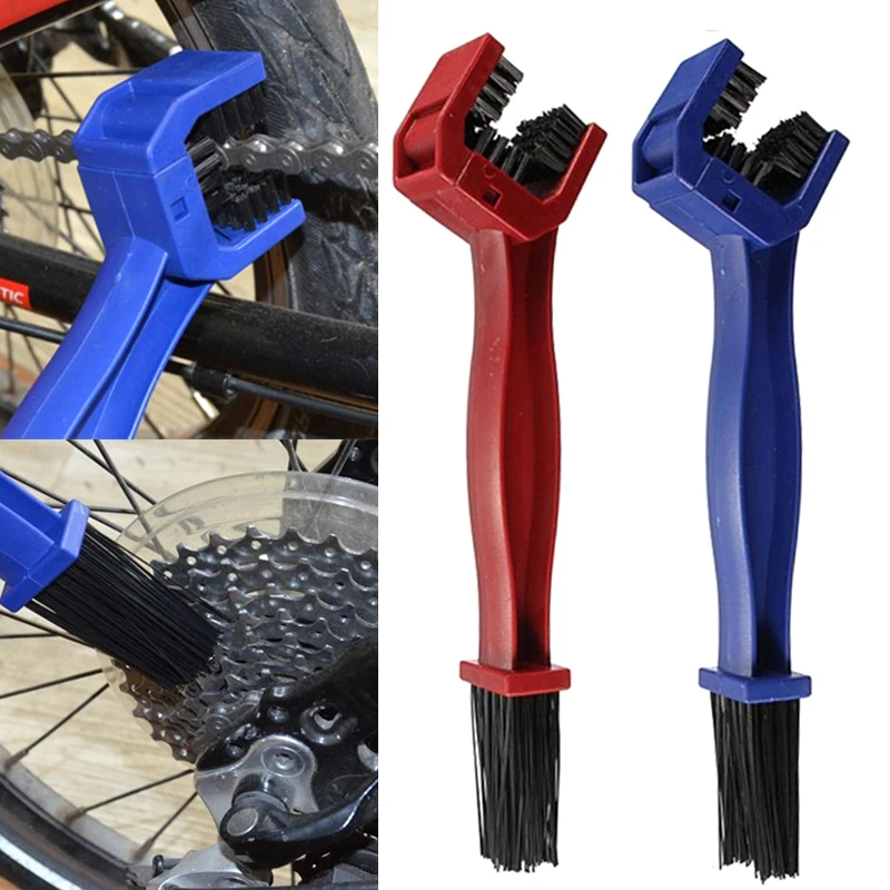 Велосипедная цепь Чистящая щетка Скраб очиститель моющий инструмент для горного