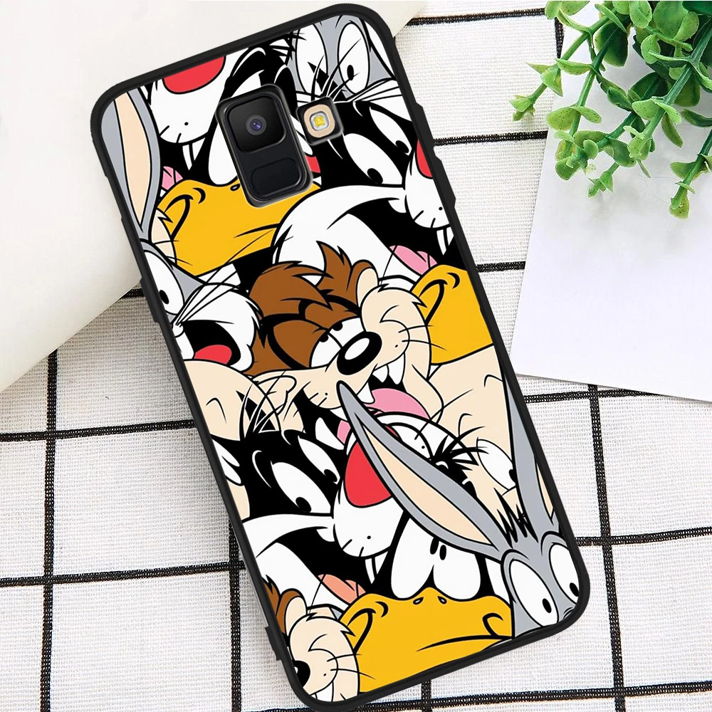 Роскошный мультяшный Кролик для Samsung Galaxy A9 A8 A7 A6 A5 A3 J3 J4 J5 J6 J8 Plus M30 A10 A20E чехол