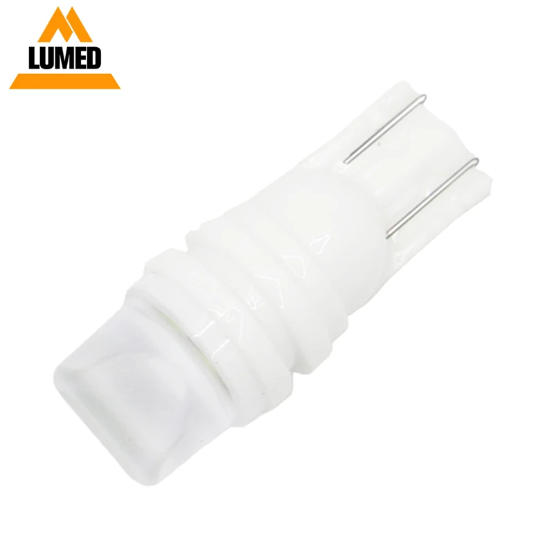 

100x Car light T10 LED W5W 168 194 501 LED Para Auto Interior Side light Silica gel Marker Lamp Ceramics Bulb DC 12V 24V