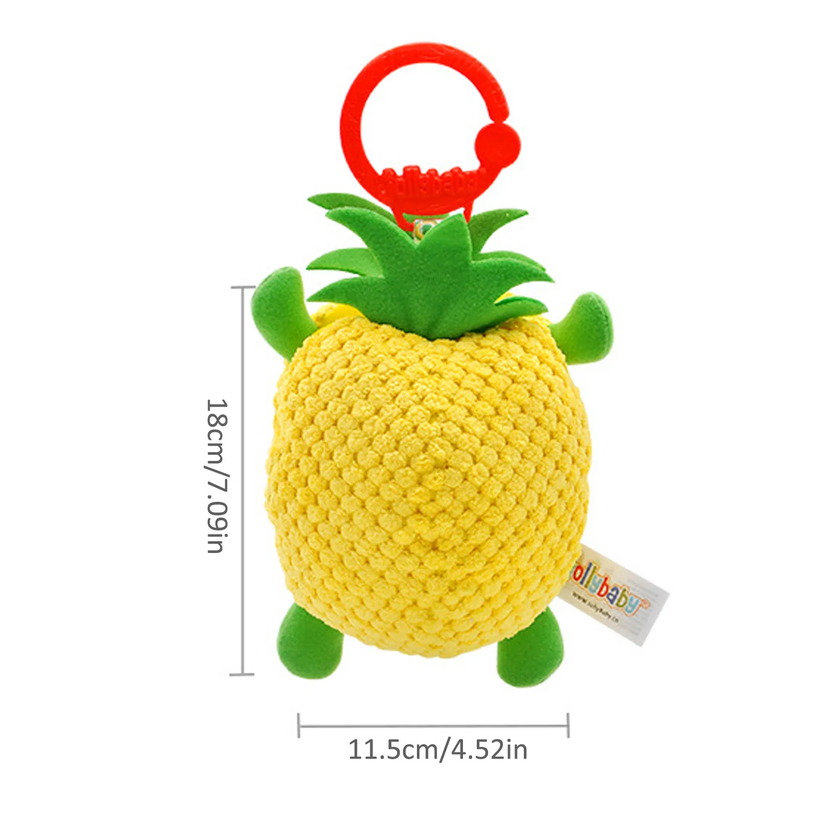 

Fruit Shape Plush Toy Cute Stuffed Fruit Toys Crib Hanging Toys Toddler Toys Bed Hanging Toys For Newborn Baby Soft Bed Doll