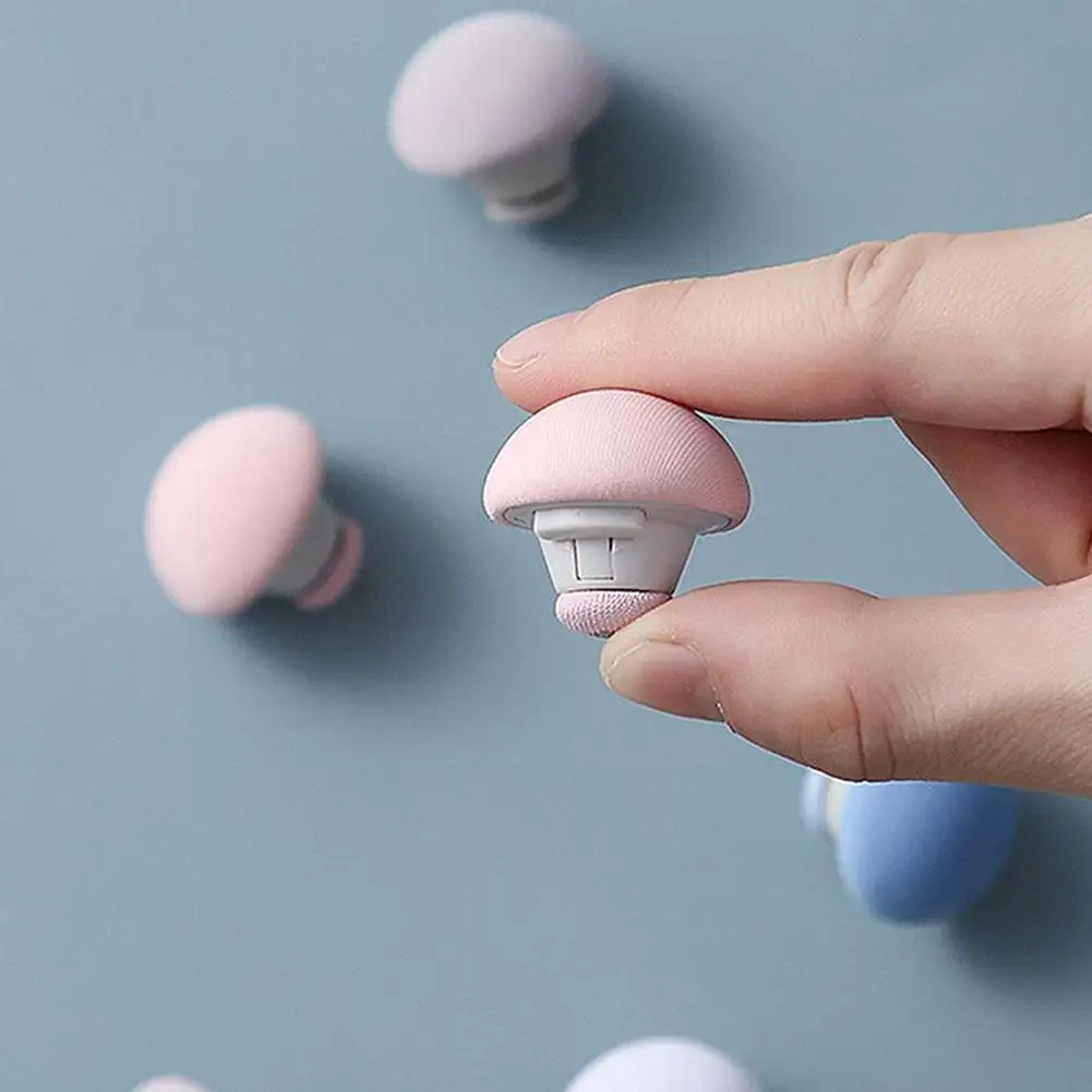 6pcs Quilt Fixing Clip Household Simple Pure Color Mushroom Accessories Bed New Sheet Holder Shape Mini Ho V2s1 | Дом и сад