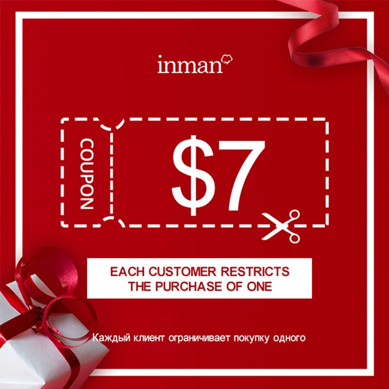 INMAN 2020 зимняя супер сделка купон со скидкой по низким ценам |