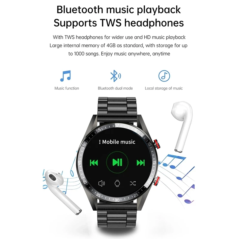 Смарт-часы LIGE мужские водонепроницаемые (IP68) с поддержкой Bluetooth 454*454 |