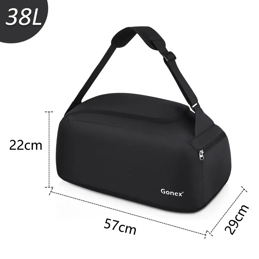 GONEX 38L Сверхлегкая спортивная сумка через плечо городской портативный рюкзак для
