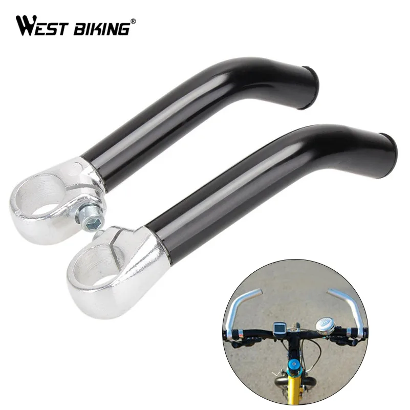 

WEST BIKING Bicycle Rest Handlebar Extender Aluminum Alloy Anti-skid Bike Handlebar Protctive Claw Bar Ends Cycling Handle Ends