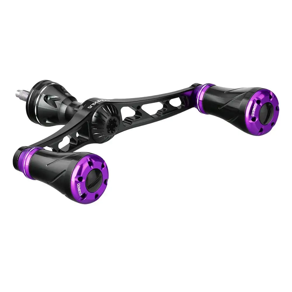 black purple Gomexus CNC силовая ручка для Shimano 1000-3000 спиннинговая катушка как описание - Цвет: black purple