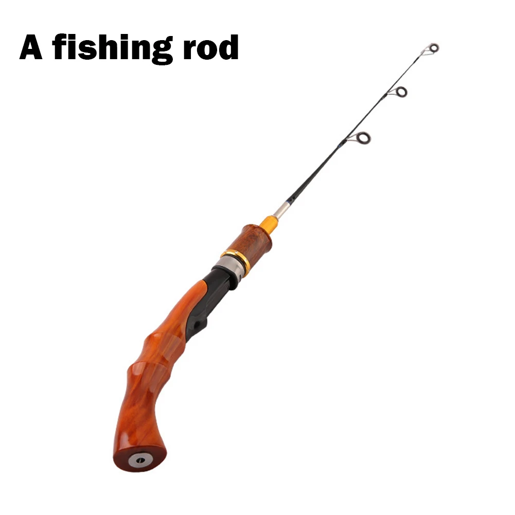 

Portable Ice Fishing Rod Fiberglass Fishing Pole Outdoor Angling Spinning Winter Fishing Pole Fishing Tackle Accessories Pesca