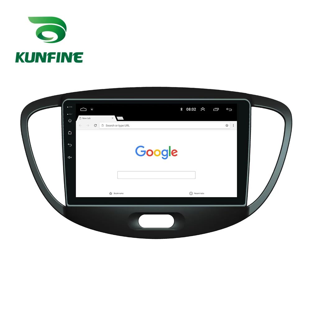 Octa Core Android 10.0 Car DVD GPS Navigation Player Deckless Stereo For HYUNDAI I10 2008-2012 Radio Headunit | Автомобили и