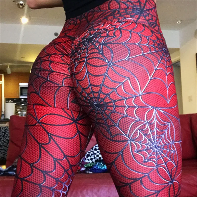 REVERIEUOMO леггинсы с цифровой печатью женские тренировочные эластичные джинсы