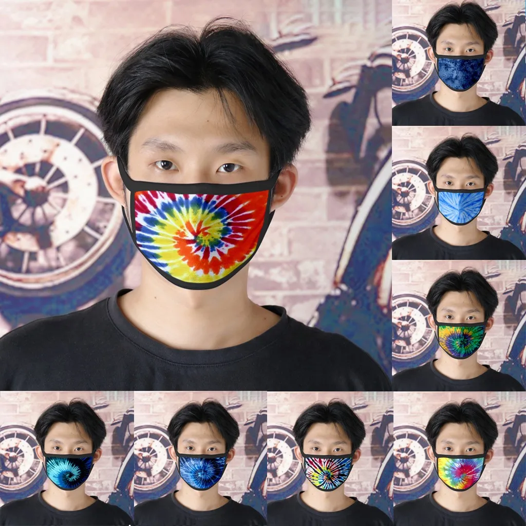 Многоразовая дышащая маска для лица с Леопардовыми пятнами и принтом кошки