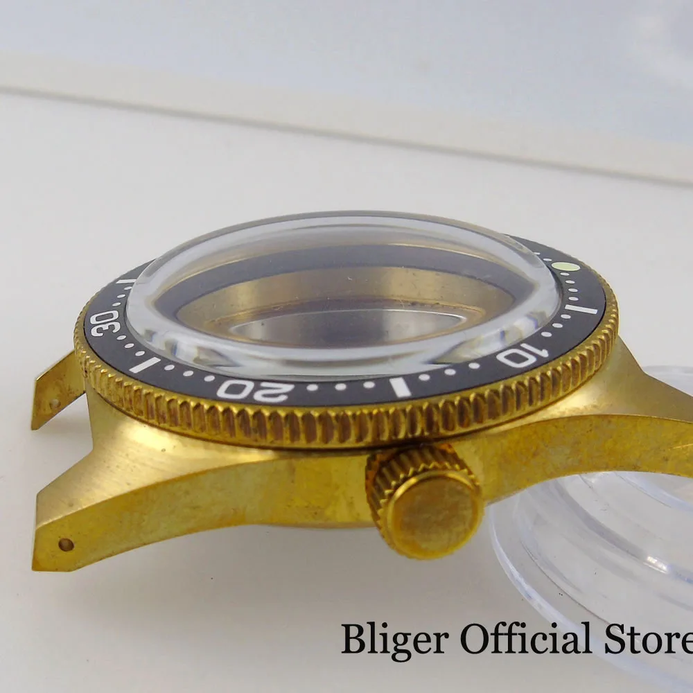 Тандорио 62MAS настоящая твердая бронзовая сталь 41 мм Корпус для часов с