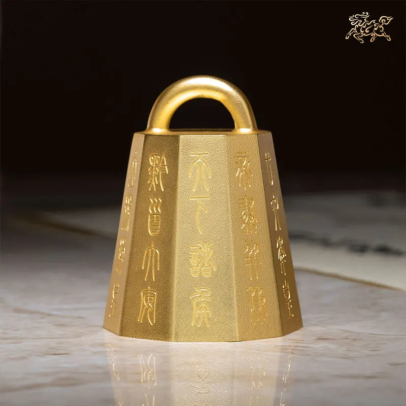 

Полностью медные позолоченные украшения Zhaowen Qin Quan, вес бумаги, украшение для дома, подарочные украшения, аксессуары для украшения сада