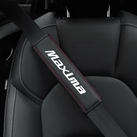 for nissan maxima 1pc cowhide car interior seat belt protector cover for nissan maxima car auto accessories