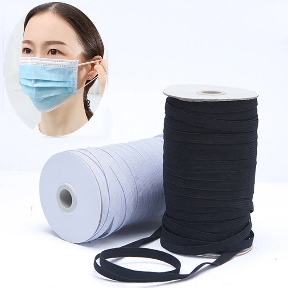 

Эластичная лента для шитья, 3/5/6 мм, 180 м