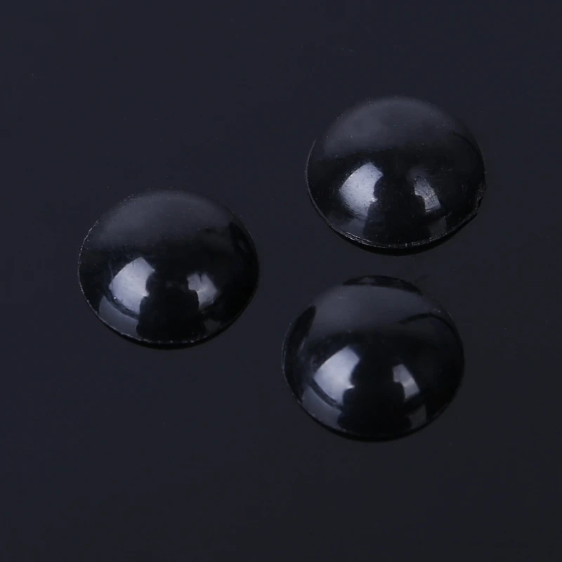 

600pcs DIY 3-10mm Round Flat Black Eyes Plastic Doll Safety Eye for Bear Stuffed Toys Puppet Dolls Accessories L4MC