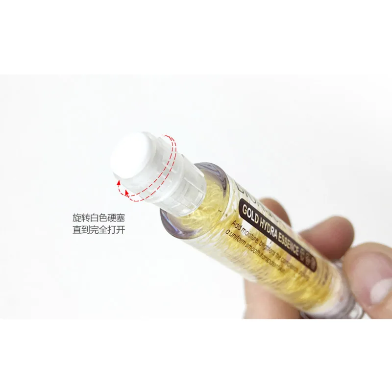 BIOAQUA 24k Золотая фольга вода светильник я игла эссенция коллагена мазок