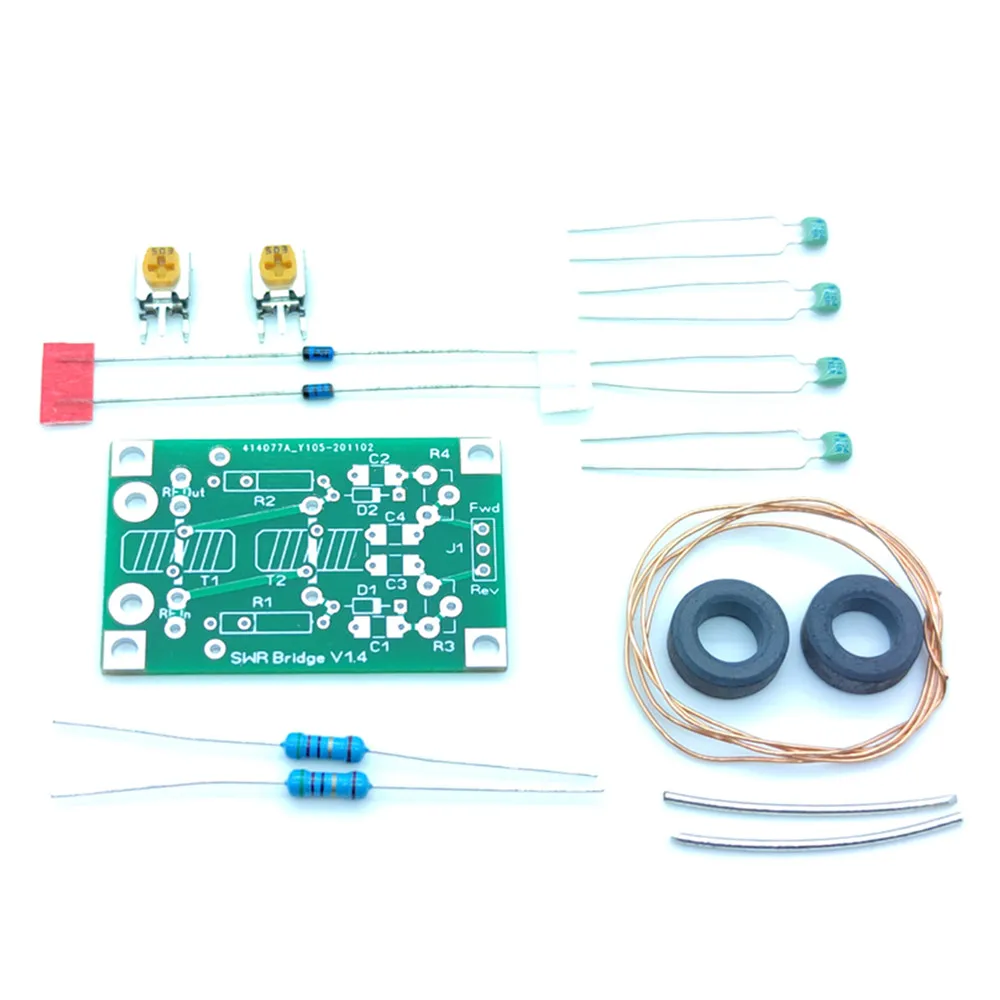 

Professional Use 1.8M-30MHz/3.5-30MHz SWR_Bridge_1.4 Assembly Kits Electronic Components