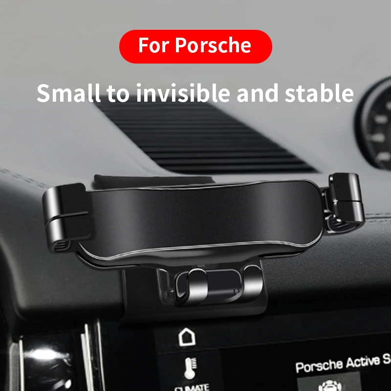 

Car Mount For Mobile Phone Holder Car Air Vent Clip Stand Cell phone For Porsche 718 Panamera Macan Cayenne