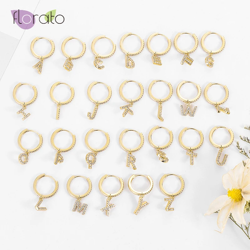 Серьги кольца женские из серебра 925 пробы с кристаллами|Серьги-кольца| |