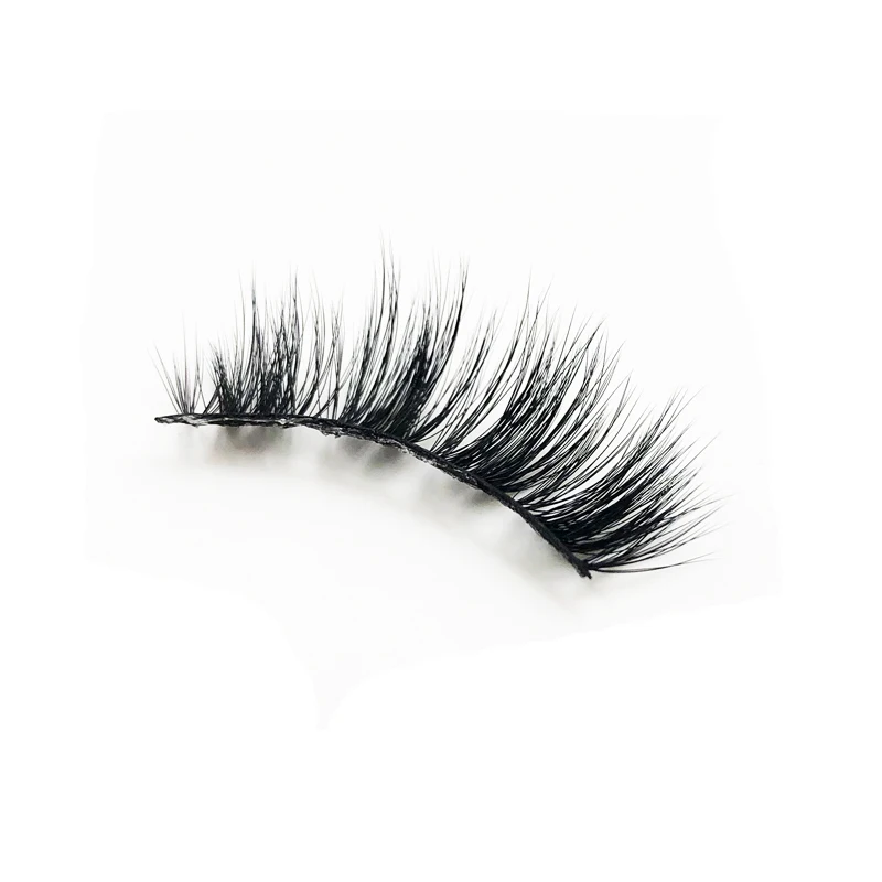 Flash Girl оптом ресницы 3D норка 5 пар Макияж цветные на заказ упаковка