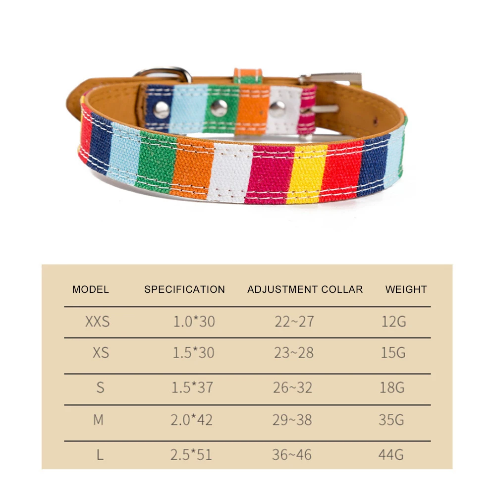 

1PC Adjustable Buckle Cats Dog Collar Colorful Waterproof Pet Collars for Dogs Puppy Mixed Colour Collar Pet Supplies Collier