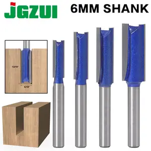 Набор фрез для столярных работ, плотницкие фрезы с хвостовиком 6 мм, 14 дюйма, 516 дюйма, 38 дюйма, 12 дюйма, диаметр резки, 1 шт.