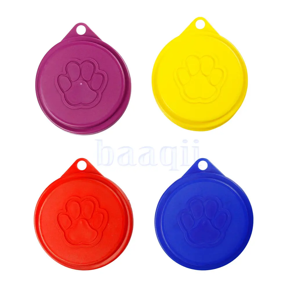 2 шт ПЭТ еда может крышка для банки миска свежей еды тарелка уплотнитель кухонные