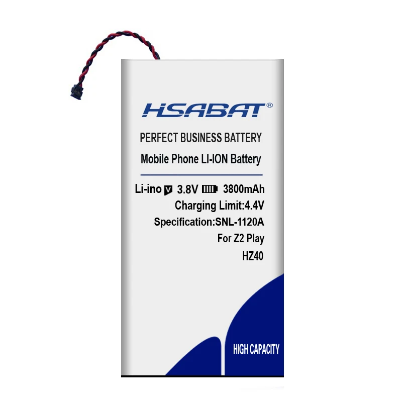 HSABAT HZ40 3800 мА/ч, Батарея для Motorola MOTO Z2 играть XT1710-06 XT1710-09 XT1710-11 XT1710-08 XT1710