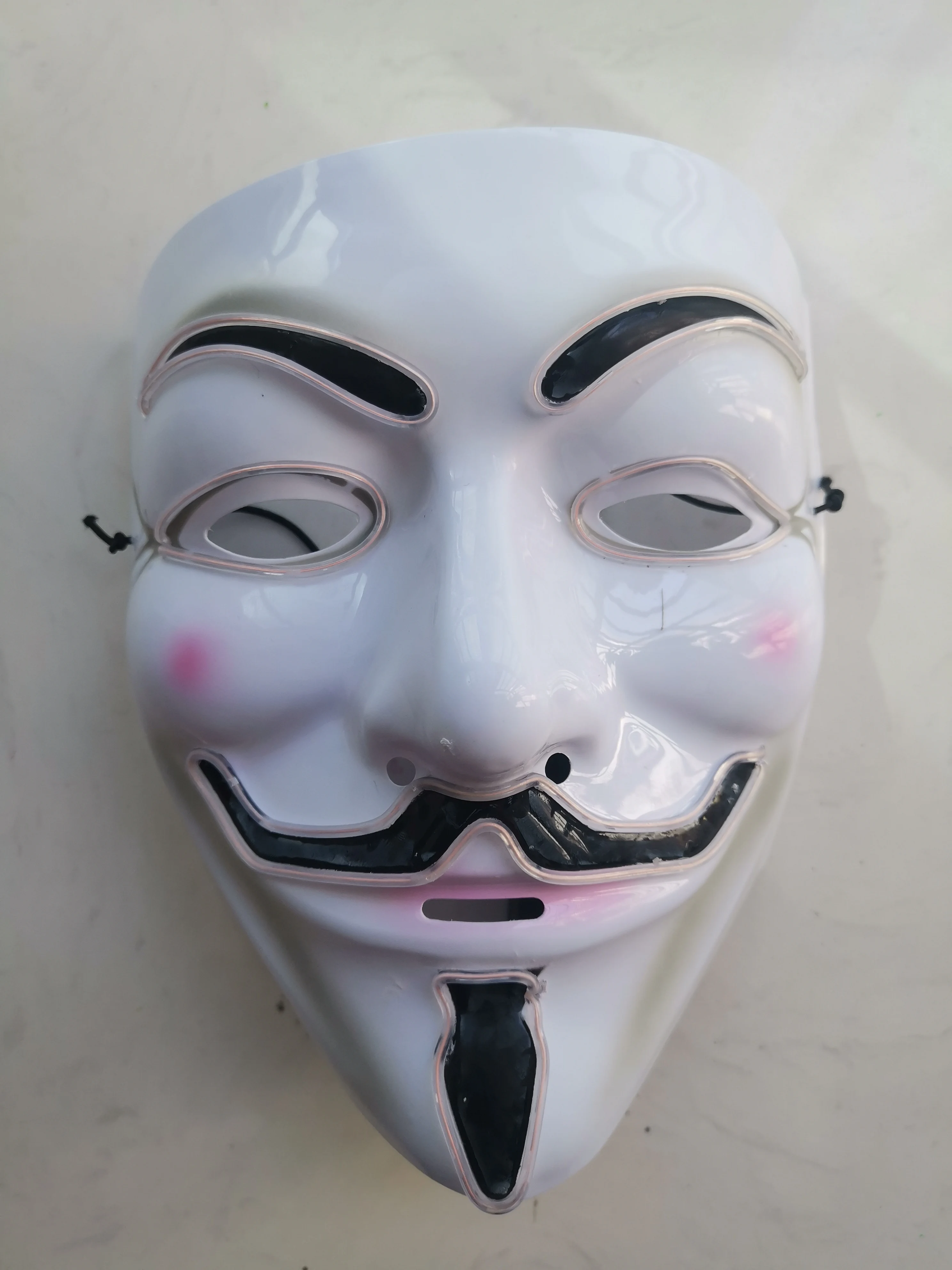 Маска для Хэллоуина светящаяся Вендетта оптовая продажа маска танцев туши