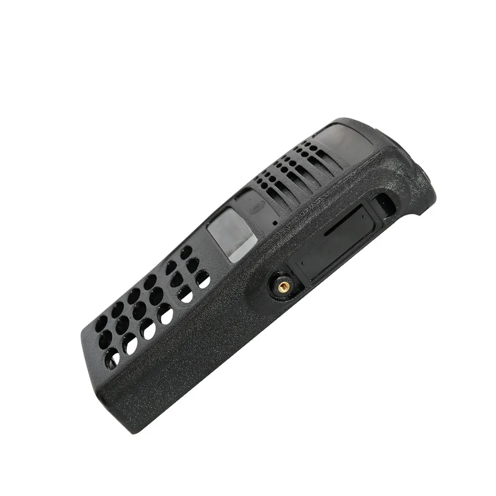 Black Walkie Talkie Repair Replacement Full-keypad Front Housing Cover for GP380 Portable Two Way Radio
