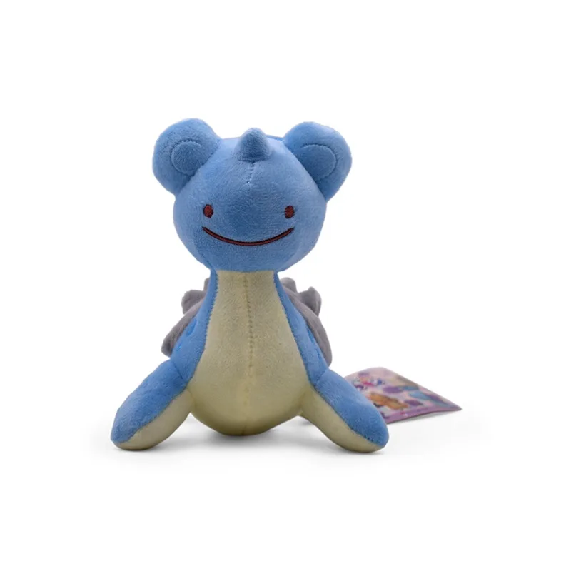 Новая плюшевая игрушка 15 см Lapras Squirtle Charmander Omanyte Ditto Dragonite маленькие глаза мягкие