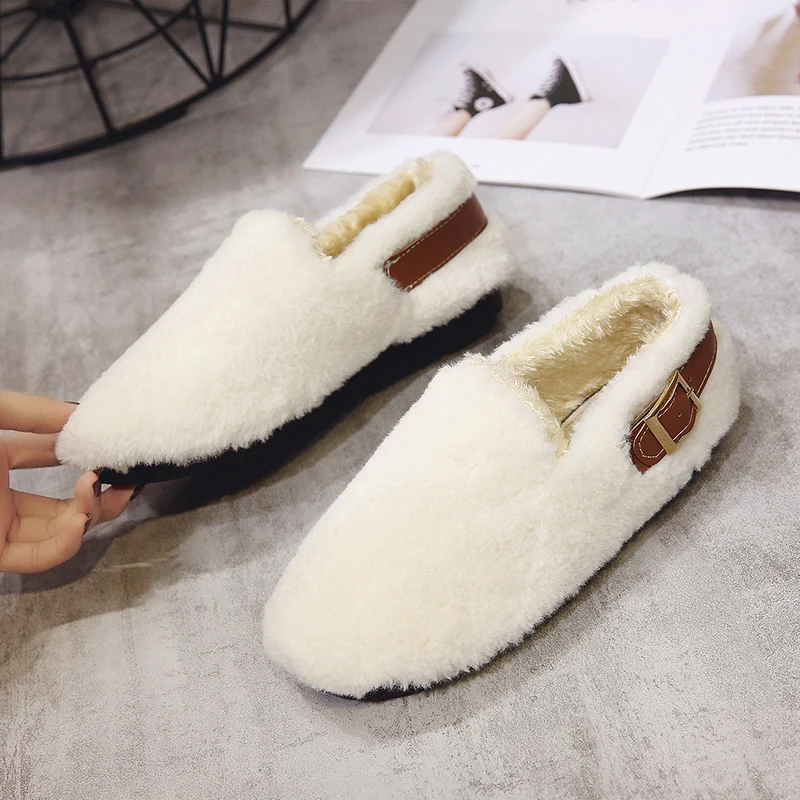 Новые сапоги до колена без застёжки на Женская обувь плоской подошве Теплые