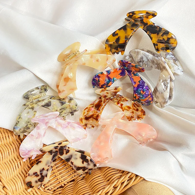 

Летняя большая уксусная кислота Элегантный Простой темпераментный устойчивый головной убор для душа заколка для волос красочный бант аксе...