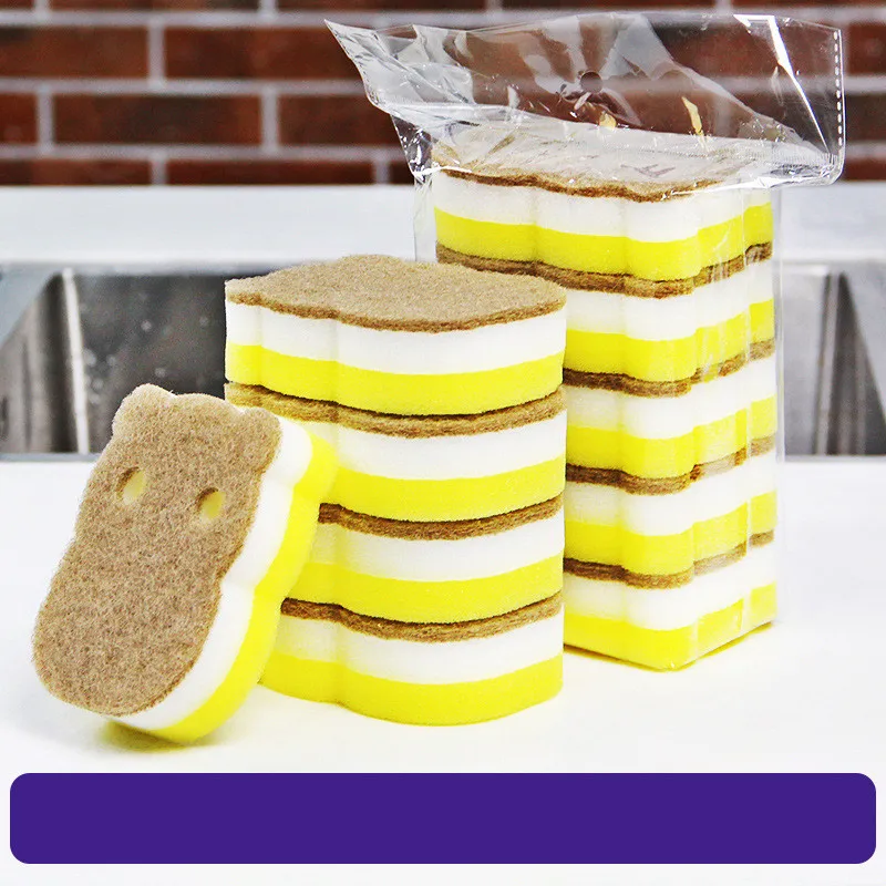 

Random Heavy Duty Scrub Sponges, 5 Scrub Sponges, Stands Up to Stuck-on Grime