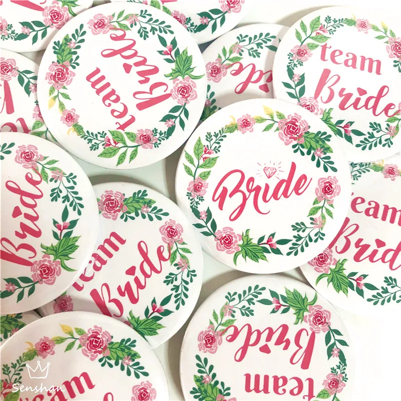 Команда Невесты значок девичник Вечеринка Невеста быть для свадьбы свадебный