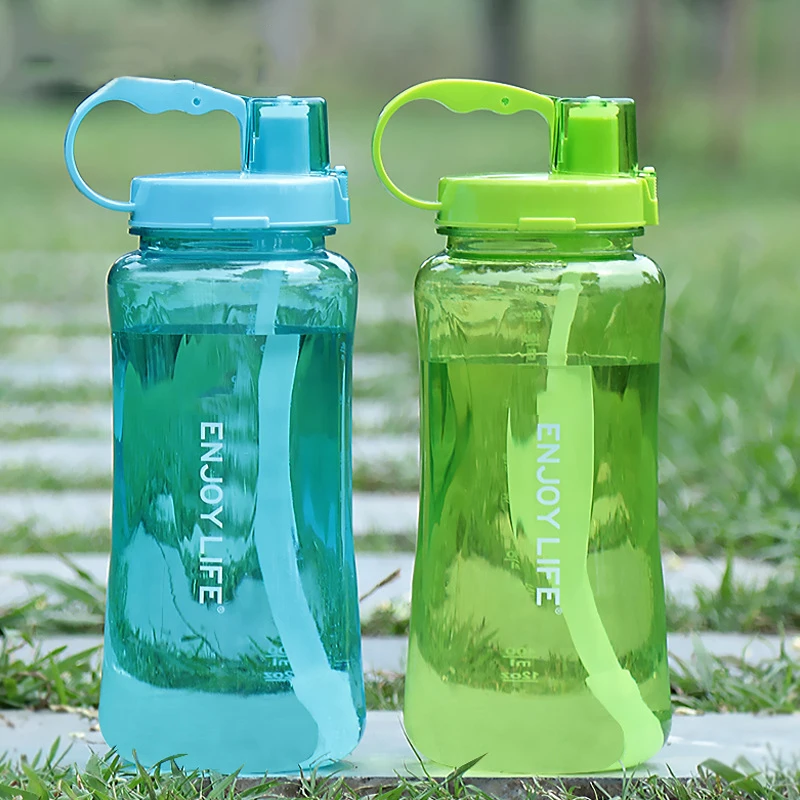 

1L 2L 1000ml 2000ml Orange Oversized Water Bottle Frozem Portable Space bottle Herbalife Sports Nutrition Custom Shaker Bottle